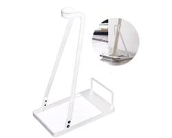 Stofzuigerstandaard - Universele standaard - stofzuiger standaard - Vloerstandaard - Compatibel met Dyson stofzuigers - Metaal - Wit