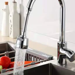longziming -Kraanopzetstuk met 360° Rotatie – Verlengbare Waterstraalregelaar met Twee Standen (Schuim & Regen), Ideaal voor Keuken, Wastafel en Schoonmaak — thumbnail 5
