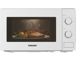 Tomado TMS2003W - Solo magnetron - 20 liter - 5 vermogensstanden - 700 watt - Binnenverlichting - Wit
