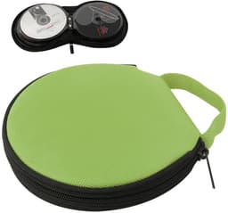 longziming -Grijze CD/DVD Draagtas – Waterdichte Opbergcase voor 20 Schijven – Compact en Veilig voor Auto, Thuis en Reizen – Beschermhoes voor CD’s en DVD’s — thumbnail 2
