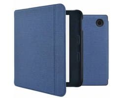Ereader Hoes - Geschikt voor Kobo Libra 2 - Donkerblauw