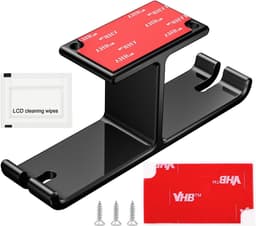 Draaibare Dubbele Koptelefoon Houder - Metalen Headset Standaard voor Bureau — thumbnail 1