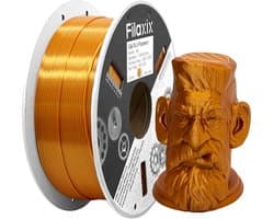 Glanzend Zijde PLA Filament 1.75mm voor 3D Printers, 1kg Goud