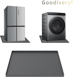 Goodivery® - Lekbak Wasmachine - 60 X 60 CM - Vloerbeschermer Met 2,3 CM Hoge Randen - Lekbak Voor Wasmachine En Vriezer - Droogbak Voor Droger - Wijnkast En Koffiezetapparaat — thumbnail 4