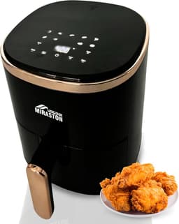 Compacte 9-in-1 Airfryer 3,6L met Digitale Touchscreen en 9 Programma's - Zwart — thumbnail 1