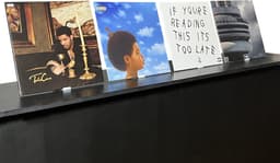 LP Standaard - 4 Stuks - Zwart - Platenhouder - Vinyl rek - LP Display — thumbnail 4