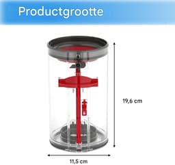 TuseRxln Stofreservoir - Stofzakloos Ontwerp - Geschikt Voor Stofzuiger Accessoires - 1 Stuk - Vervangingsonderdelen Zwart — thumbnail 4
