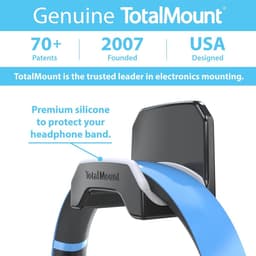 Gaming Headset Hanger met Verwijderbare Plakstrips - Eenvoudig en Beschadigingsvrij Monteren — thumbnail 2
