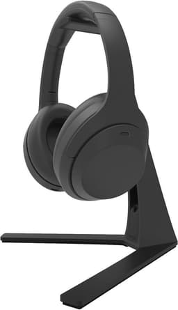 Universele Desktop Headphone en Headset Stand met Siliconen Padding en Adapter Houder - Zwart — thumbnail 1