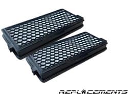 Replacements® HEPA-filters geschikt voor Miele Active AirClean 50 – Voor Complete C3, C2, S8, S6, S5, S4 - Vervangt SF-HA 50 - 2 stuks