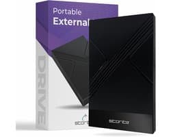 Draagbare Externe Harde Schijf 500GB USB-C 3.1 Snelle Back-up Opslag voor PC, Laptop, Mac & Telefoon