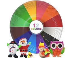 3D Pen Filament 1.75mm - 12 Kleuren voor 3D Printer - Hoogwaardige PLA Vulling voor Creatieve Projecten