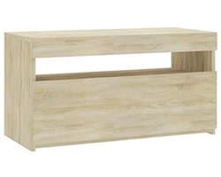 TV kast met LED verlichting 75x35x40 cm