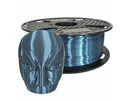 Zijdeachtig Donker Cyaan PLA 3D Printer Filament 1.75mm 1 KG - Hoogwaardige Glans voor 3D Printen