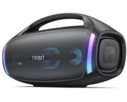 Draagbare Bluetooth speaker 200W met subwoofer, XBass, RGB verlichting, IP67 en 30 uur speeltijd voor buitenfeest en strand