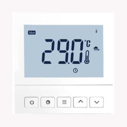Wireless Thermostat for Gas Boiler, Room Thermostat Compatible with Boiler and Valve, Remote Control App/Voice Control, Programmable 7 Days, LCD Touch Screen with Backlight for — thumbnail 1