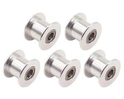 Aluminium Timing Belt Idler Pulley 20 Tanden 5mm Boor Voor 3D Printers