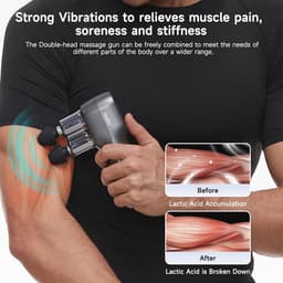 Mini Massagepistool voor Diepe Spiertherapie en Ontspanning – Draagbaar Handpistool voor Athleten voor Pijnverlichting — thumbnail 5