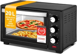 DnA® Heteluchtoven - Airfryer Oven - Airfryer - Oven - Zwart - 46cm x 32cm x 28cm — thumbnail 1