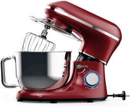 RVV® Deegmachine - Elektrische Deegmixer - Keukenmixer - 6.2L - Mixen en Mengen- Rood - 38cm x 24cm x 32cm — thumbnail 3