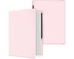 Beschermhoes met Pennenhouder en Auto Slaap/Wek Functie voor 11.8 Inch E-reader, Roze