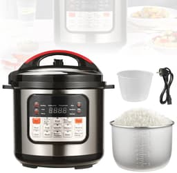 Elektrische Multi-Cooker – 6L Capaciteit - Draagbare Rijstkoker – Snel Verwarmen – Veilig Kooksysteem — thumbnail 1