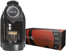 Volautomatische Koffiecapsulemachine - Zwart - 1L - Geschenkverpakking XL - Inclusief 40 Capsules — thumbnail 1