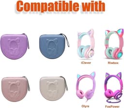 Tas voor Draadloze Over-Ear Koptelefoon voor Kinderen - Wit — thumbnail 4