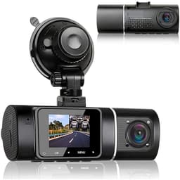 Dubbele infrarood nachtzicht-dashcam voor auto's, voor en achter — thumbnail 1
