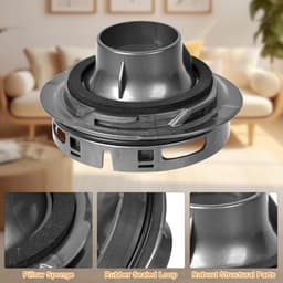 Motor achterafdekking compatibel met geschikt voor Dyson V7/V8 draadloze stofzuiger- reserveaccessoires voor Dyson V7 V8 Merk: Corpower — thumbnail 5