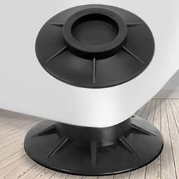 Mmgoqqt 4-Delige - Plastic Anti-Slip Pads - Zwart - Wasmachine Anti-Trill Mat - Duurzaam Vloerbescherming Voor Apparatuur — thumbnail 3