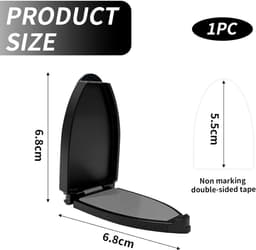 TRANKIELO® - Inklapbare hoofdtelefoonhouder - Universele zelfklevende standaard voor gaming en audio - Duurzaam en ruimtebesparend — thumbnail 2