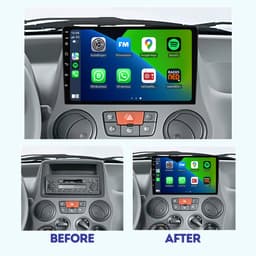 CarPlay autoradio geschikt voor Fiat Panda | 2003 t/m 2012 | 9 inch | Android 16 | Draadloos Apple CarPlay & Android Auto | 2GB + 32GB | QuadCore processor | Denago DNG-A81 | 2004 2005 2006 2007 2008 2009 2010 2011 2012 | Bluetooth & Wifi — thumbnail 5