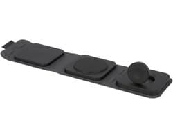 Musthavz 3-in-1 Opvouwbare Draadloze Oplader - Folding Wireless charger - geschikt voor iPhone, Apple Watch & AirPods