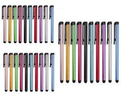 Touchscreen Pennen - 30 stuks - Diverse kleuren - Stylus pen - Styluspennen - Smartphone - Tablet pen - Stylus pennen - Laptop pen - Touchscreen pen