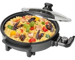 RVV®Partypan -Airfryer -Hapjespan - makkelijke schoon te maken - diameter 32 cm- Zwart - 40 cm x 38 cm x 16 cm