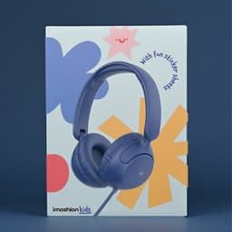 imoshion Kinder Koptelefoon met Draad - Met Decibelbegrenzer en Stickervellen - Koptelefoon Kinderen met AUX Kabel — thumbnail 6
