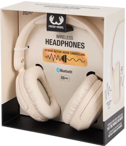 Fresh ’n Rebel Draadloze Hybrid ANC Koptelefoon (beige) – Bluetooth 5.4 Multipoint tot 55 uur — thumbnail 3