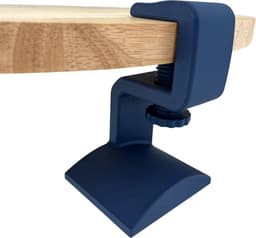 Koptelefoonhouder met Bureaubladklem (10–35 mm) – Donkerblauw – Onder Bureau – Duurzaam PLA — thumbnail 2