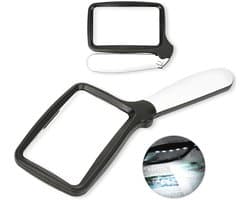 Opvouwbaar vergrootglas met licht en LED-verlichting - Perfect voor lezen, munten en kaarten