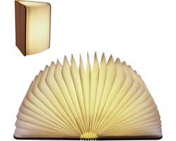 Boeklamp Groot met Magnetische Sluiting | Hoogwaardige Tyvek Papier | Glimlicht in 3 Kleuren | 360 Graden Weergave