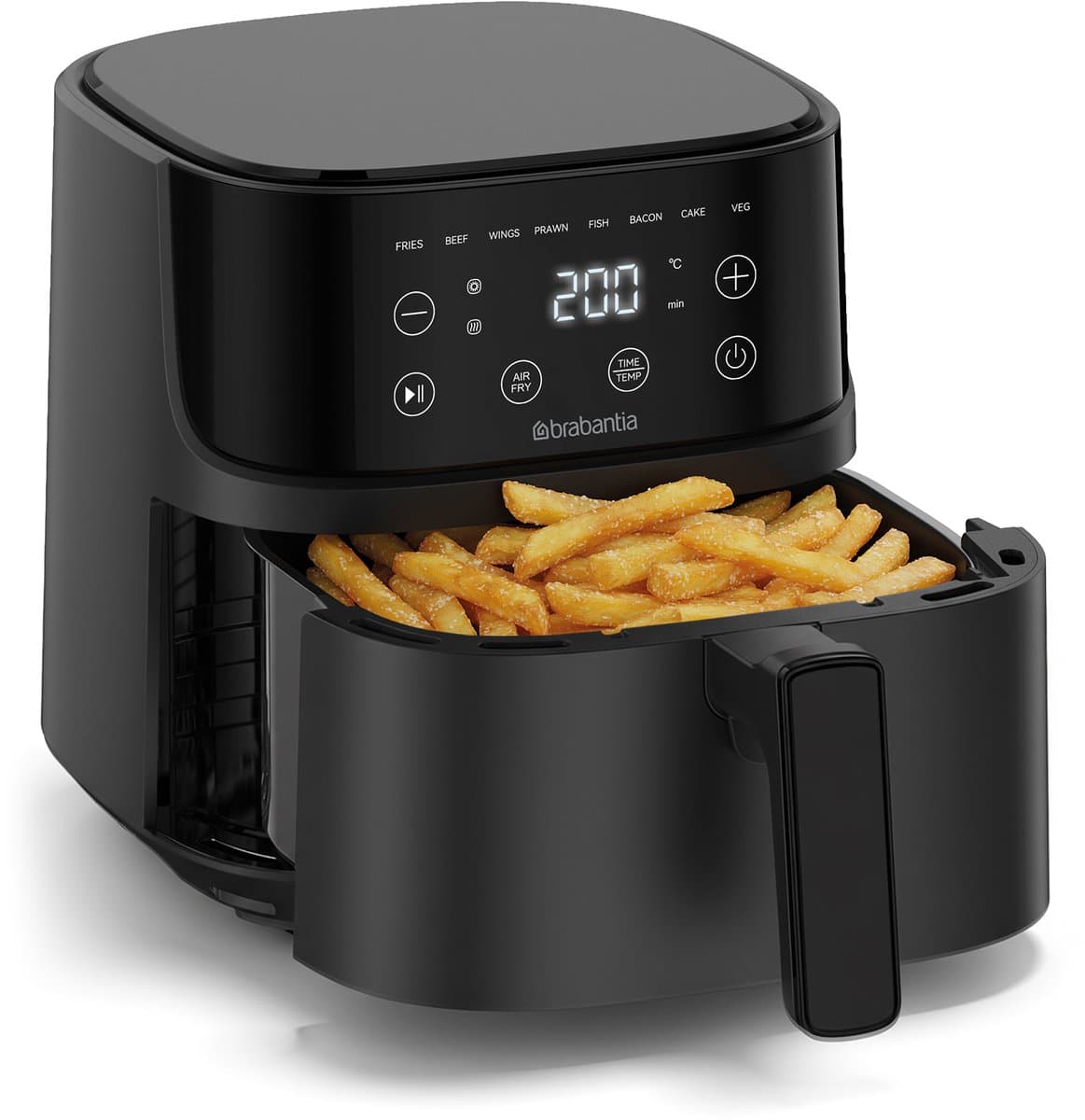 Brabantia Airfryer XL - 4 liter - Digitaal Touchscreen - 8 Kookprogramma's - Tot 4 Personen - PFAS-Vrij - 80ºC tot 200ºC - 1700 Watt - BBEK1134 — afbeelding 1