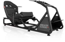 REBBLERS® SIMR 1000G Sim Racing Cockpit + Gearshift Holder - Verstelbare Racestoel van Formula naar GT/Rally - Race Simulator - Zwart — thumbnail 1