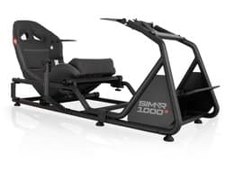 REBBLERS® SIMR 1000G Sim Racing Cockpit + Gearshift Holder - Verstelbare Racestoel van Formula naar GT/Rally - Race Simulator - Zwart