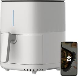 Hete Lucht Friteuse - Airfryer Keuken - Gezond Koken - Intuïtief LED Scherm - 5 Liter Inhoud - Wit — thumbnail 1