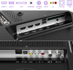 TuTu VIDAA Smart TV - LED Full HD - 32 inch/82 cm - Frameless Design - Tripple Tuner DVB-T/T2/S/S2/C - HDMI x3, USB x2, CI+ - Streaming apps - Geassembleerd in Eindhoven - TUV32FN1B — thumbnail 3