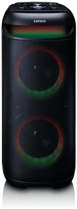 Lenco Bluetooth Party Speaker - PA-210BK - 100W - 12 uur accu - TWS - LED-Lichteffecten — thumbnail 2