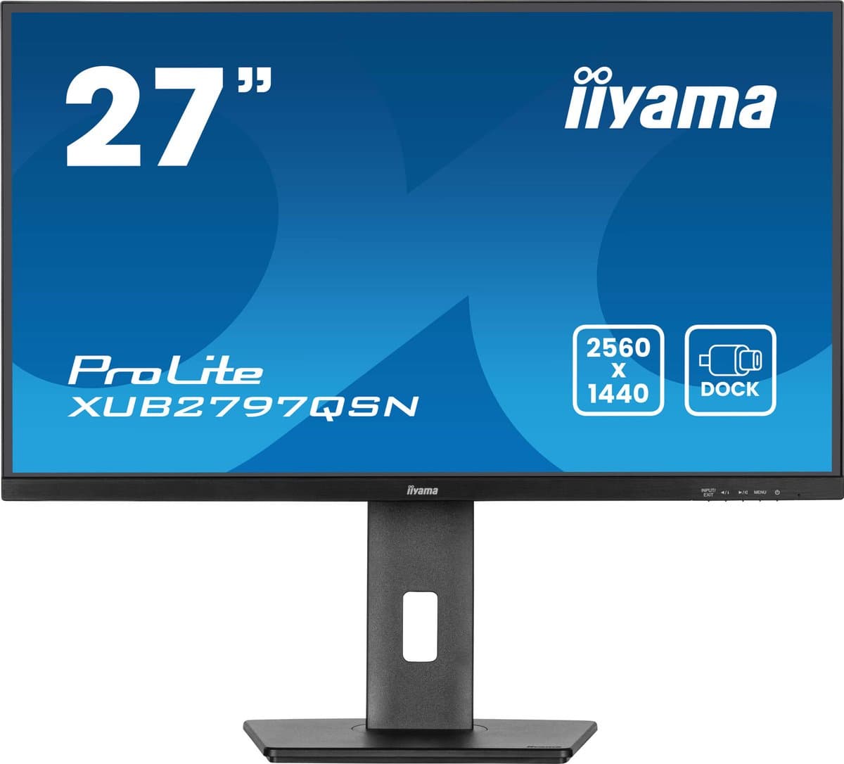 iiyama ProLite XUB2797QSN-B2 computer monitor 68,6 cm (27") 2560 x 1440 Pixels Quad HD LED Zwart — afbeelding 1