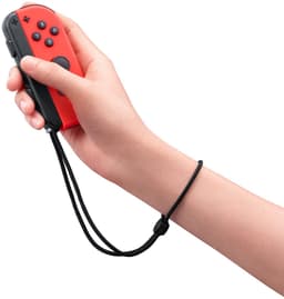 Wrist Strap Band Hand Touw - Lanyard geschikt voor Nintendo Switch Joy-Con - Handgreepaccessoires - zwart — thumbnail 2