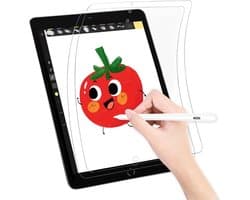 Pack van 2 Papierbeschermfilms voor iPad 9e/8e/7e Generatie – Matte Paper Film, Schermbeschermer, Anti-Glare